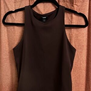 Express Dark Brown Tank Top